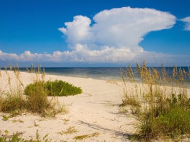Sandy beach